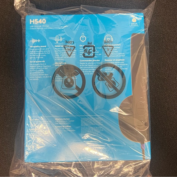 Logitech H540 Computer Headphones - Picture 2 of 4